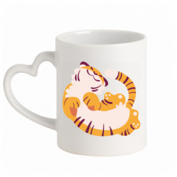 Кружки с ручкой в виде сердца