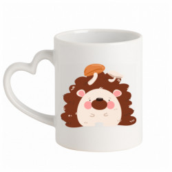 Кружки с ручкой в виде сердца