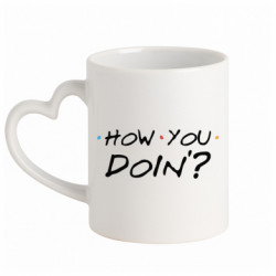 Кружки с ручкой в виде сердца