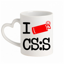 Кружки з ручкою у вигляді серця