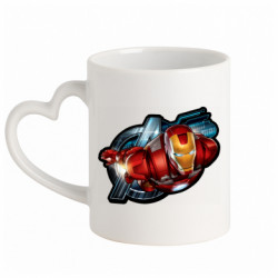 Кружки с ручкой в виде сердца