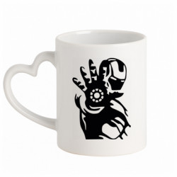 Кружки с ручкой в виде сердца