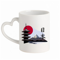 Кружки с ручкой в виде сердца