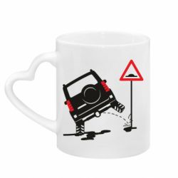 Кружки з ручкою у вигляді серця - FATLINE