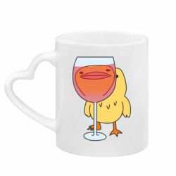 Кружки с ручкой в виде сердца