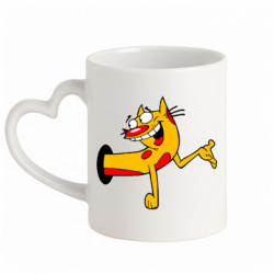 Кружки с ручкой в виде сердца - FATLINE