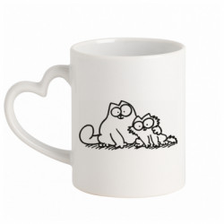Кружки с ручкой в виде сердца