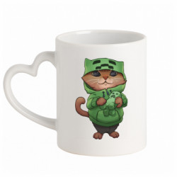 Кружки с ручкой в виде сердца