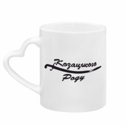Кружки с ручкой в виде сердца - FATLINE
