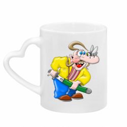 Кружки с ручкой в виде сердца - FATLINE