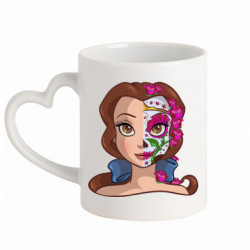 Кружки с ручкой в виде сердца