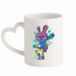 Кружки с ручкой в виде сердца