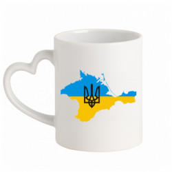 Кружки з ручкою у вигляді серця