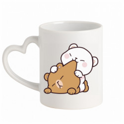 Кружки з ручкою у вигляді серця