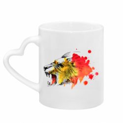 Кружки с ручкой в виде сердца