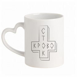 Кружки с ручкой в виде сердца - FATLINE