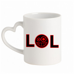 Кружки с ручкой в виде сердца - FATLINE