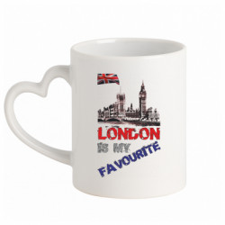 Кружки с ручкой в виде сердца - FATLINE