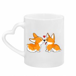 Кружки с ручкой в виде сердца
