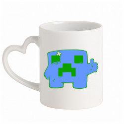 Кружки с ручкой в виде сердца