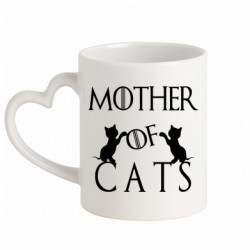 Кружки с ручкой в виде сердца