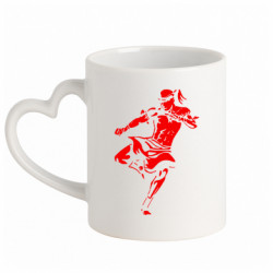Кружки з ручкою у вигляді серця