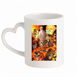 Кружки с ручкой в виде сердца