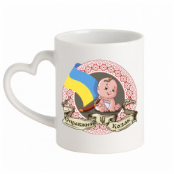 Кружки з ручкою у вигляді серця