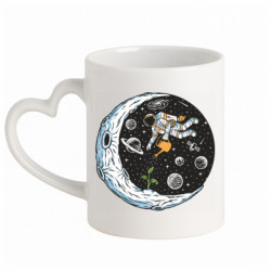 Кружки с ручкой в виде сердца