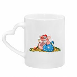 Кружки с ручкой в виде сердца