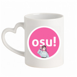 Кружки с ручкой в виде сердца