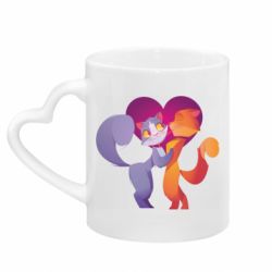 Кружки з ручкою у вигляді серця