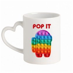 Кружки с ручкой в виде сердца