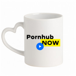 Кружки с ручкой в виде сердца