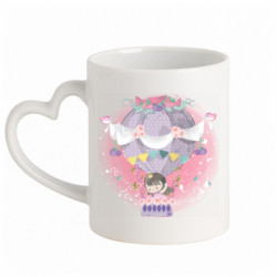 Кружки с ручкой в виде сердца