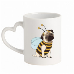 Кружки с ручкой в виде сердца