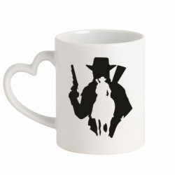 Кружки с ручкой в виде сердца