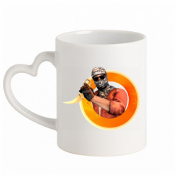 Кружки з ручкою у вигляді серця