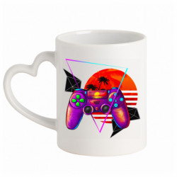 Кружки с ручкой в виде сердца