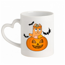 Кружки с ручкой в виде сердца