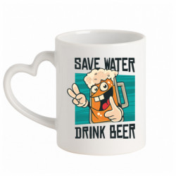 Кружки с ручкой в виде сердца