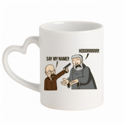 Кружки з ручкою у вигляді серця