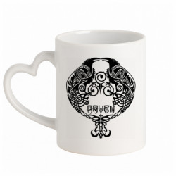 Кружки с ручкой в виде сердца