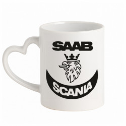 Кружки с ручкой в виде сердца - FATLINE