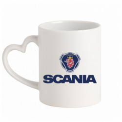 Кружки с ручкой в виде сердца - FATLINE