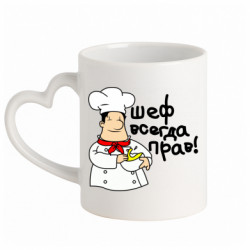 Кружки з ручкою у вигляді серця