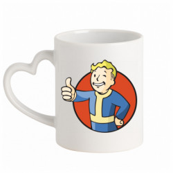 Кружки с ручкой в виде сердца