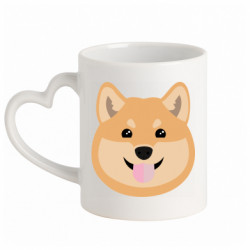 Кружки с ручкой в виде сердца