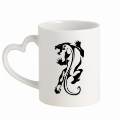Кружки с ручкой в виде сердца