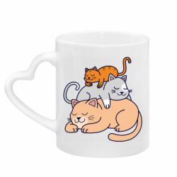 Кружки з ручкою у вигляді серця - FATLINE